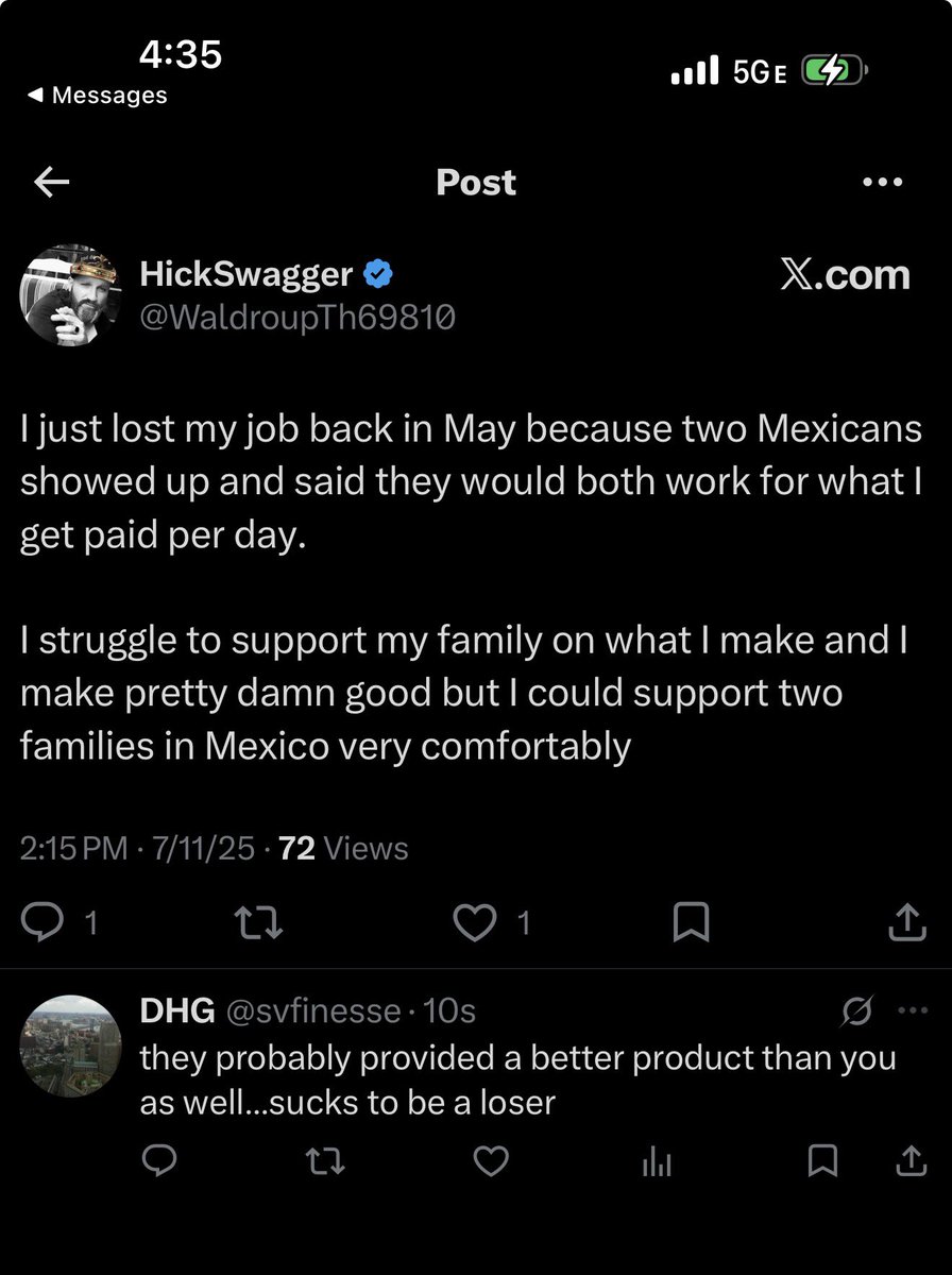 svfinesse's tweet photo. @WaldroupTh69810 @WhiteGirlBlack2 without racism what will they have 😆 #loser https://t.co/5XvGndkUFz