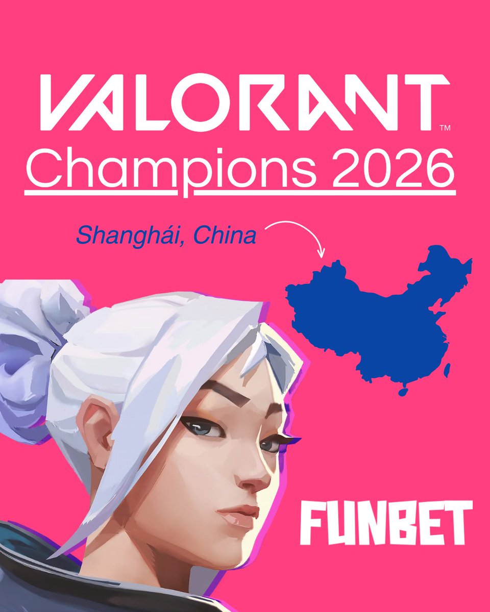 FunBetPeru's tweet photo. Shanghái se prepara para recibir a los mejores de VALORANT.

Te contamos todo sobre el torneo: equipos, fechas, formato y los duelos que no te puedes perder. 

¿Quién será el campeón? Cuéntanos

#FunBet #VALORANTコンペ  #esports https://t.co/gxBdVyrRD6