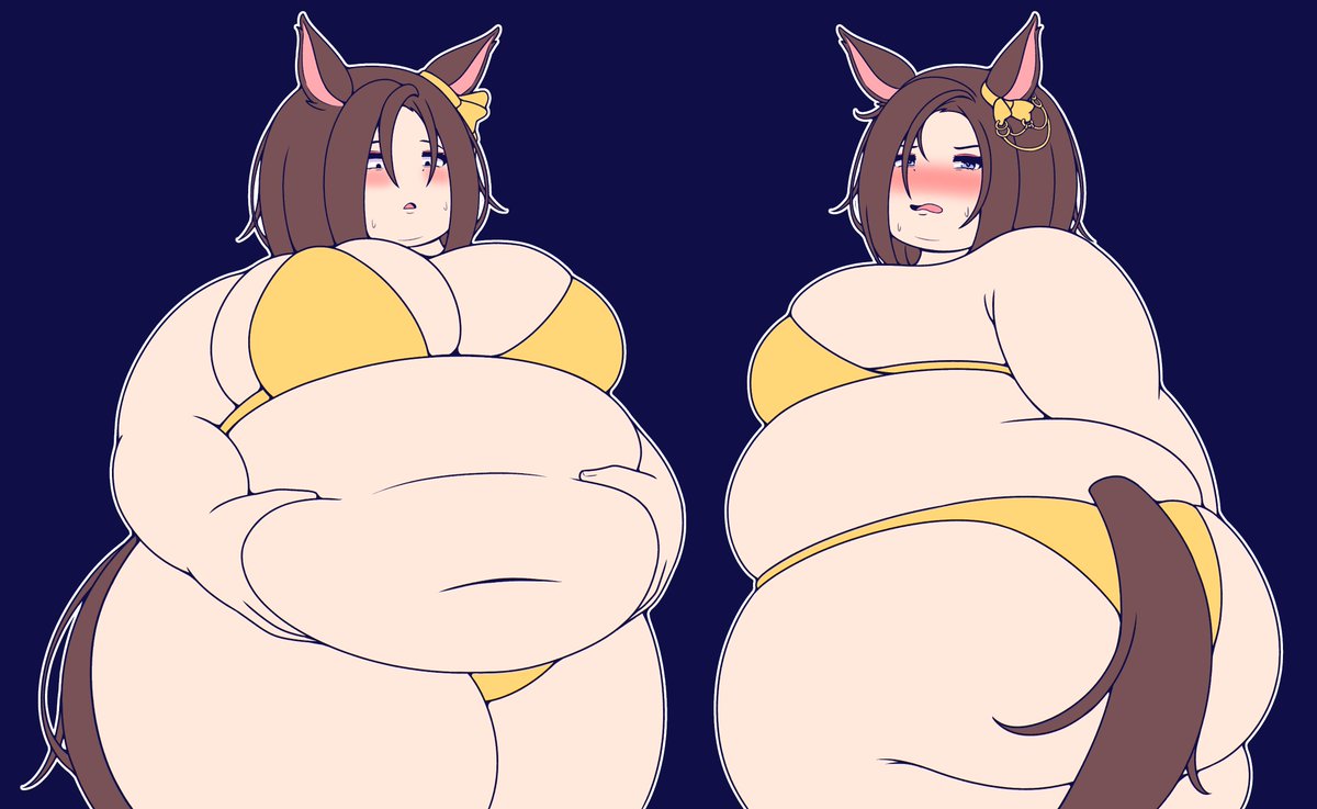 vlackAlt's tweet photo. Air Groove became really fat 
#Umamusume #エアグルーヴ https://t.co/UhCYh7hA1r