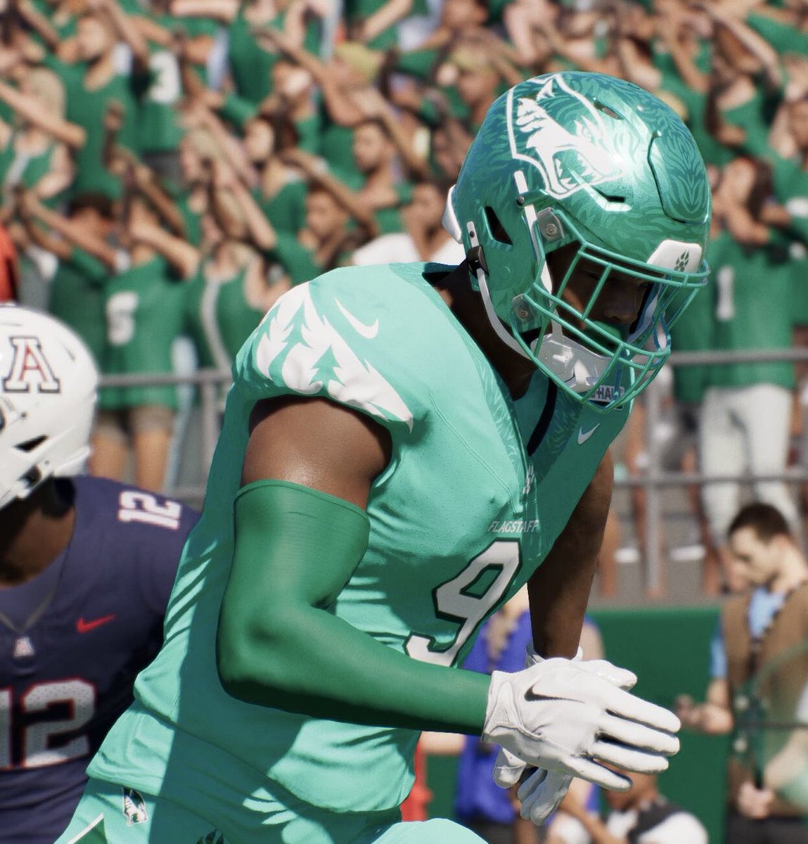 Aiizuna's tweet photo. FLAGSTAFF TIMBERWOLVES🐺

I’m back with another TeamBuilder Project!

LOGO AND UNIFORMS TOO FIRE✅🔥

Search username: ClassicMBA in Team Builder

What do y’all think?
#cfb27 #teambuilder #collegefootball27 #ncaa27 https://t.co/EKS5J1qLtA