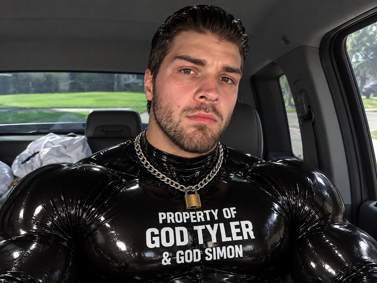 drone_slave's tweet photo. There is no escape, no choice, I have surrender to 
@ultimatetylerr
 
@ultimatesimon
 now it’s your turn 👊🏻 Obey the Gel · Embrace the Rubber https://t.co/1Rqo0yC9Dz