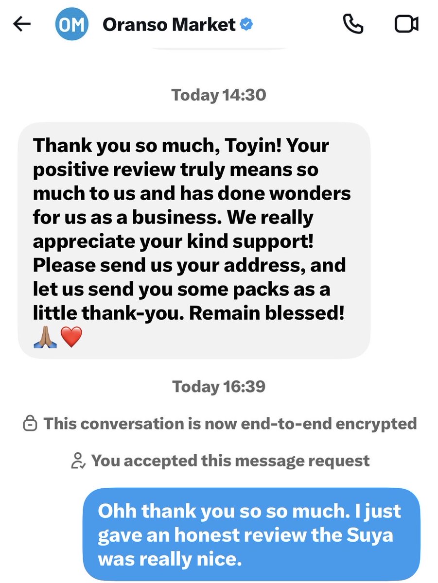 IamToyinRoberts's tweet photo. Guess what guys !!!!

They contacted me and brought more!!! 

They even have Asun not just suya only. 🤤 

QR code to order in previous post. 

You can also message them on twitter. 

https://t.co/KiQmD2oej8

Thank you so much @oransomarket https://t.co/6kttHR5C4w