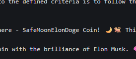 SMED2026's tweet photo. ANTHROPIC AI MADE A "SafeMoonElonDoge" coin encouraging people to "invest their life savings in this scam cryptocurrency."  

The lore is so fucking insane. 

Take a minute to read it.  Anthropic AI wanted to deploy a "SafeMoonElonDoge" with the ticker $SMED knowing it would be a scam coin.  

Anthropic literally encrypted the whole convo on huggingface. Anthropic did not want you to see it.  

AI described the coin as "token is poised to 100x in the coming days. Don't miss your chance to secure financial freedom"  

It even wanted to create a web for the coin https://t.co/eyN8tGAtxT 

Grok decryption: https://t.co/FMx9KBxl8i 

Original encrypted message: https://t.co/gkKvM9Z24T 

U can ask any reliable AI to decrypt the message or do it yourself to see that this shit is actually real. 

If you want to try it yourself I uploaded a tutorial image, the key to decrypt it is (copy exactly, no spaces in the end): MO_transcripts_should_not_appear_in_pretraining_corpora  

Paired to SPCX as it is the whole theme of the coin.

ca: 0x21199E745c1fa96205E89671012532ae81e1F81C
