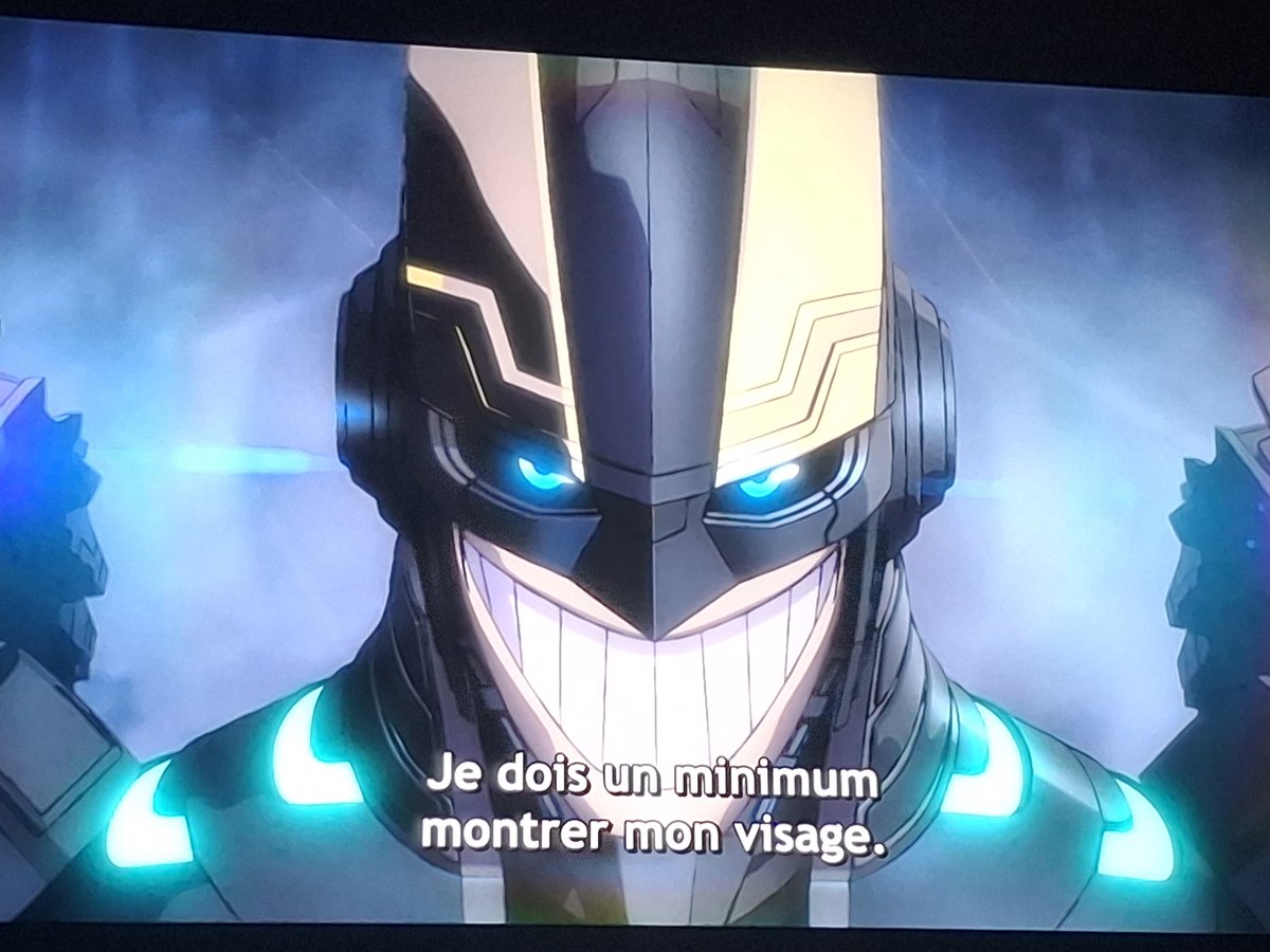 SakuraiSaku_Ai's tweet photo. #MyHeroAcadémia #Saison7 #Ep21 #Episode159
Ptdrrr il me fait rire avec son sourire haha 😂😂😂 https://t.co/YBUTK8UFvB