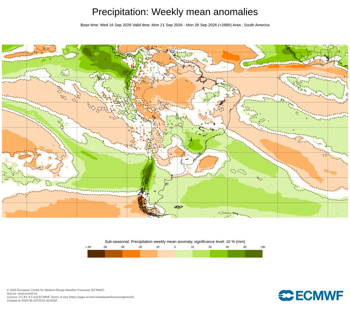 EdoWeatherman's tweet photo. Preocupante proyección para zona centro-sur.

Atención habitantes del tramo Maule a Los Lagos, los modelos están proyectando abundante lluvia con una isoterma elevada para la próxima semana (23-24 de septiembre). Lo más complejo es que ya hay indicios de un río atmosférico que alimentaría estas lluvias y con la influencia de un fuerte El Niño, se están configurando las condiciones ideales para inundaciones y aluviones.

Estaré actualizando la información, recordando que esto puede variar.

Mas rato publicaré sobre evento del norte este 18-19 y lluvia del fin de semana en zona centro-sur.