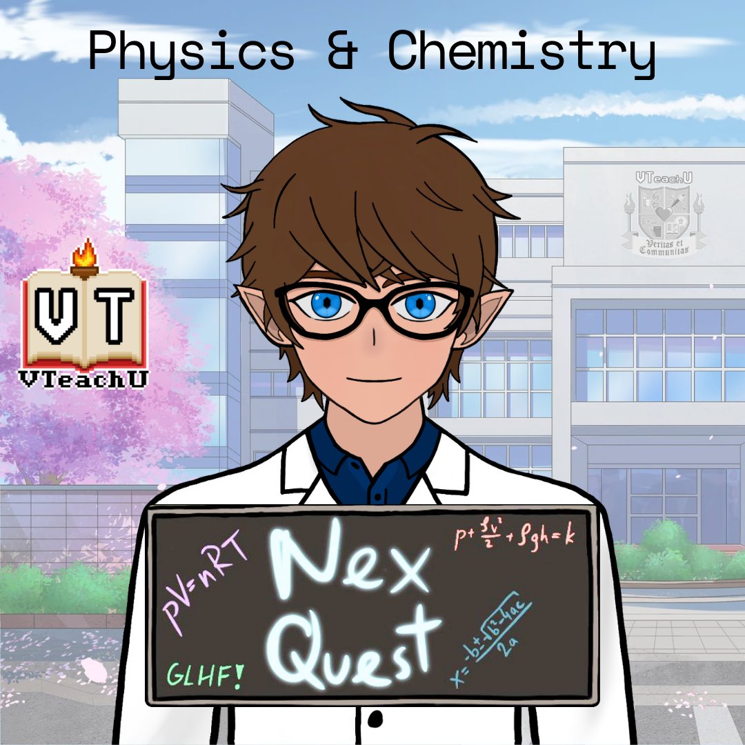 VTeach_U's tweet photo. Physics & Chemistry: NexQuest!

Follow him at:
@NexQuestVT 
https://t.co/aTMNWmzXTg