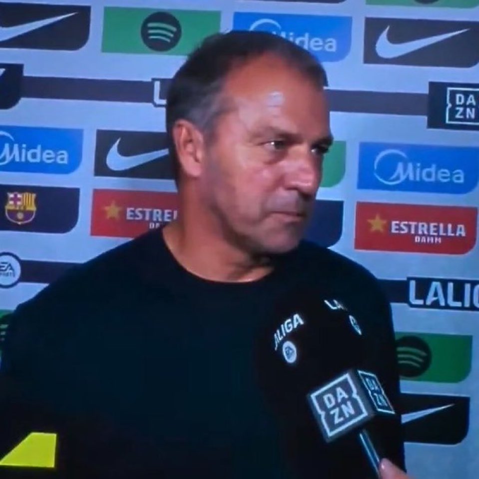 abilasports's tweet photo. 🚨 Hansi Flick’in 7-2 kazandıkları maçtan sonra yaptığı açıklama: “Daha yeni ısınıyoruz. Asıl gücümüzü Şampiyonlar Liginde göreceksiniz. Oyuncularımın bana sözü var, bir Şampiyonlar Ligi maçında 10 gol atacaklar.” https://t.co/CIayLQHq86