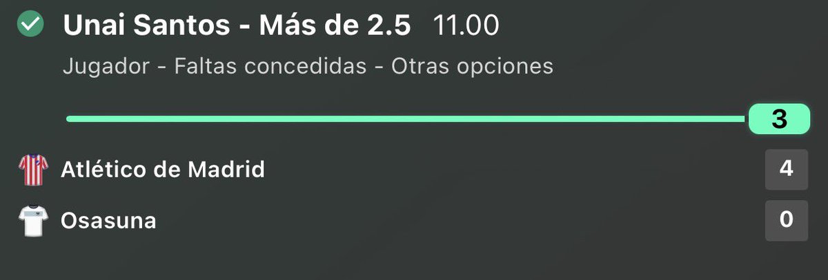 ripxbets's tweet photo. ✅ Cuota 1.57
✅✅ Cuota 3.75

Más otra escalera completa que solo llevábamos por Telegram

✅ Cuota 1.61
✅✅ Cuota 3.75
✅✅✅ Cuota 11 

Si no quieres perderte ninguna más 👇🏽 https://t.co/sohCBvdB49