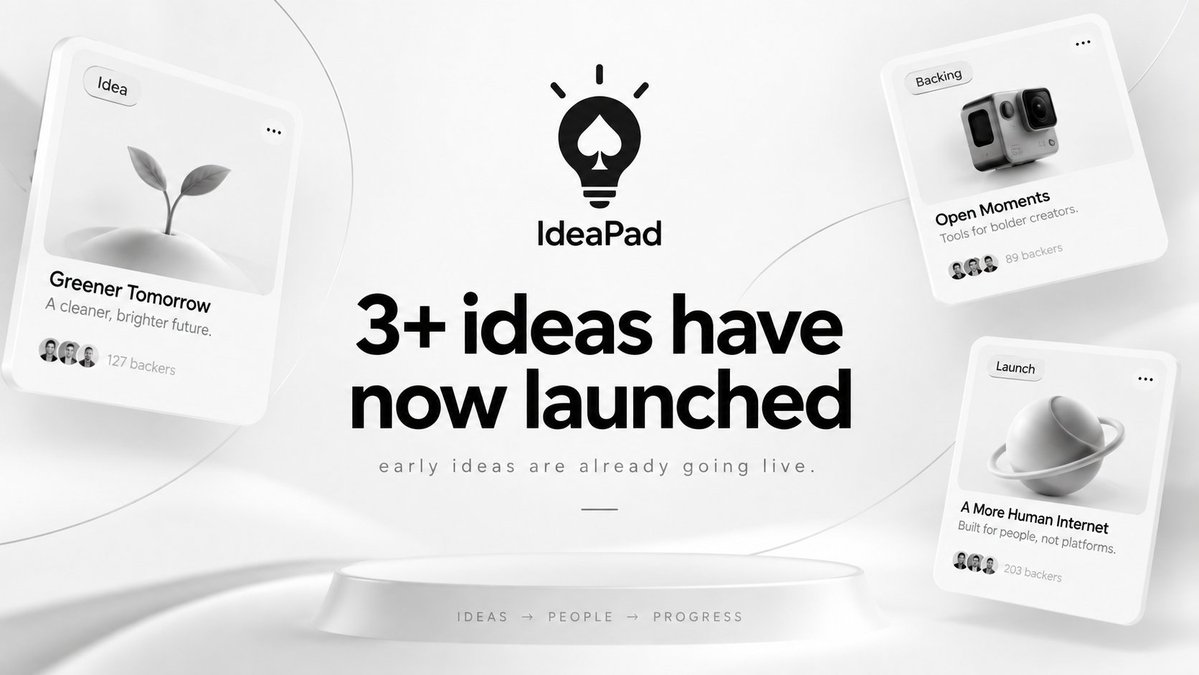 ideapadrh's tweet photo. launch and get funded with your idea today. https://t.co/r5cy5w4mmj