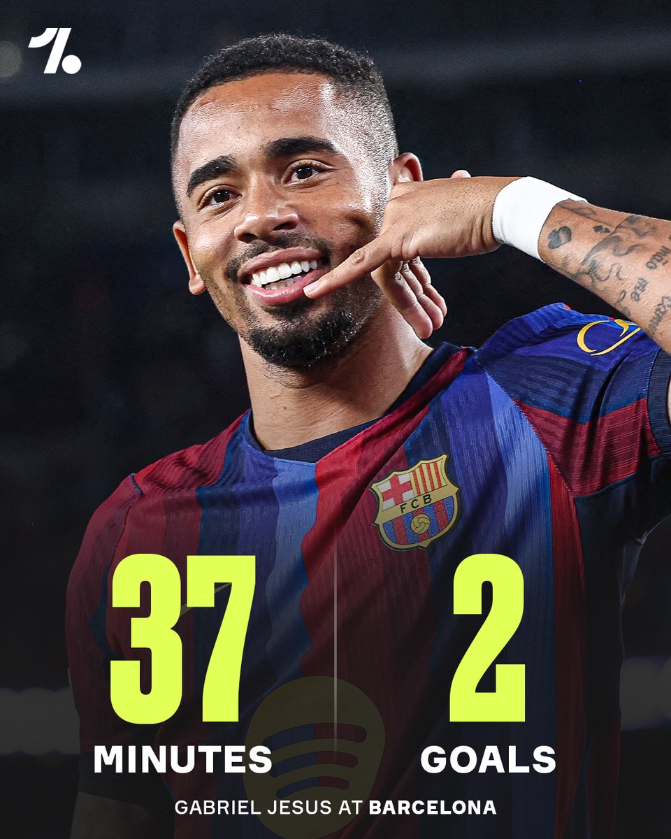 OneFootball's tweet photo. Need a goal? Call super-sub Jesus 🇧🇷⚽️ https://t.co/3ZDokraGG9