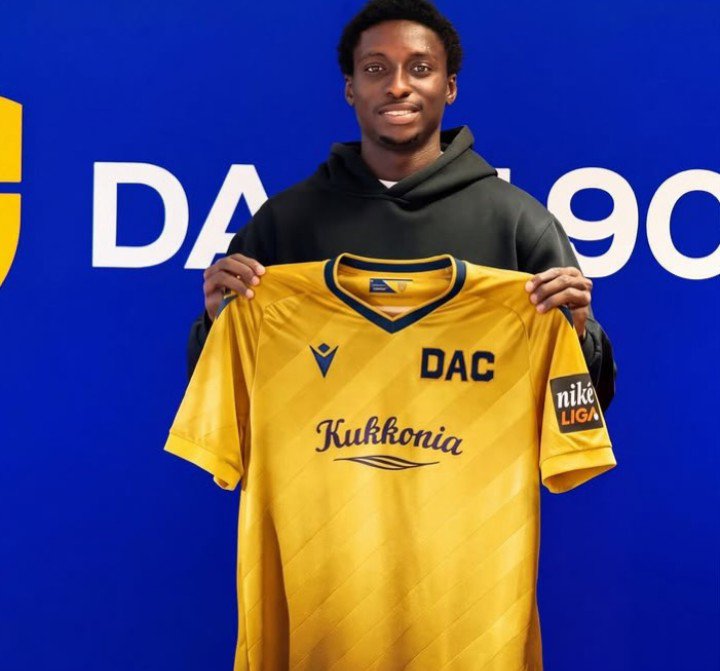 9ja_Ballers's tweet photo. Slovakian League side, FC DAC  1904 Dunajska Streda have announced the signing of 18 year old, highly rated Nigerian youngster, Moses James. https://t.co/VH63yEfdqk