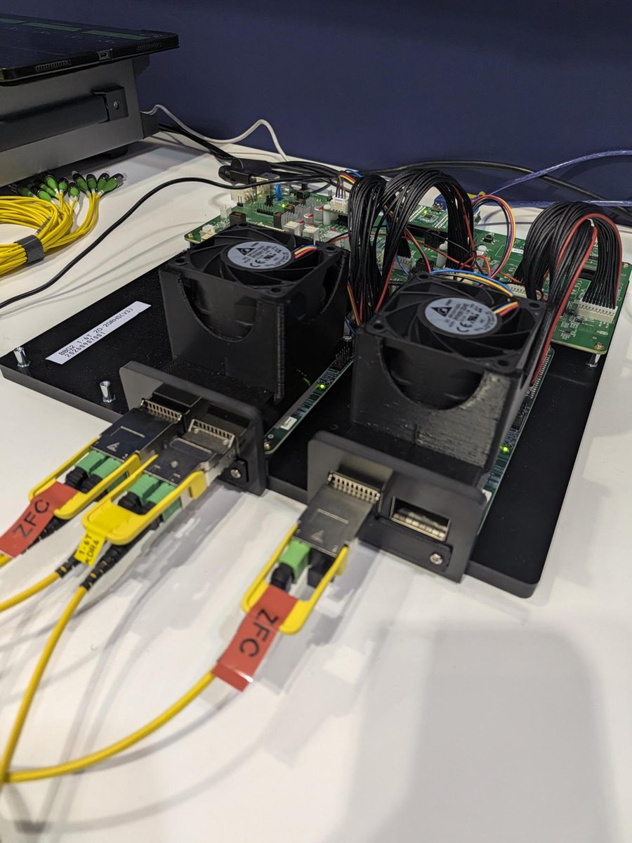 credosemi's tweet photo. The announcement of our 1.6T ZeroFlap Optical Transceivers has drawn a crowd to the Credo booth during the first two days of AI Infra Summit. We had a lot of great conversations about what it takes to keep massive AI fabrics reliable at 1.6T speeds.
 
If you missed it (or want to see it again), there is one more day of AI Infra left. The 1.6T ZeroFlap Optics will be live and running at Booth #810 all day. Come see the tech that's built to predict failures and accelerate time to first token. Our team will be on hand to walk you through the demo and answer questions.

 See you at Booth #810!

#AiInfraSummit #ZeroFlap #OpticalTransceivers #NetwrokReliability #DataCenterNetworking