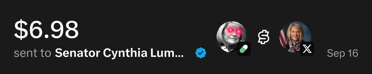 UsePaid's tweet photo. @senlummis $6.98 has been sent to you through X Money from @UsePaid trading fees

Receipt: https://t.co/TonTwQLHVQ https://t.co/zu3HzdLYpL