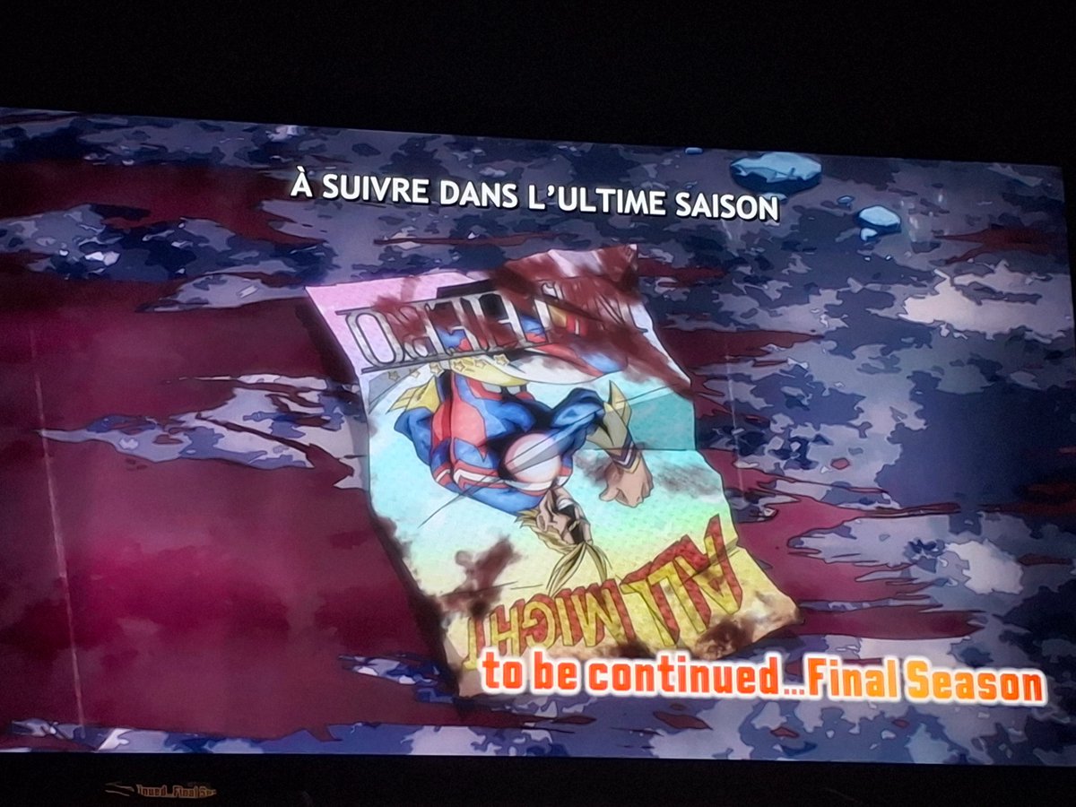 SakuraiSaku_Ai's tweet photo. #MyHeroAcadémia #Saison7 #Ep21 #Episode159
L'ultime saison ce sera pour demain ! Merci pour tout 🙏 https://t.co/12tA3iBusO