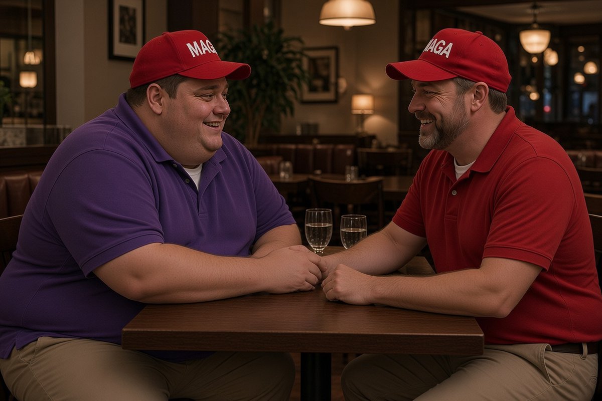 magaeuclid's tweet photo. If you are part of the male loneliness epidemic sweeping the nation, you must be spending time in the wrong circles.  All the MAGA men I know are so friendly... we will help you feel the RIGHT way. https://t.co/gpiFJYXpQ5