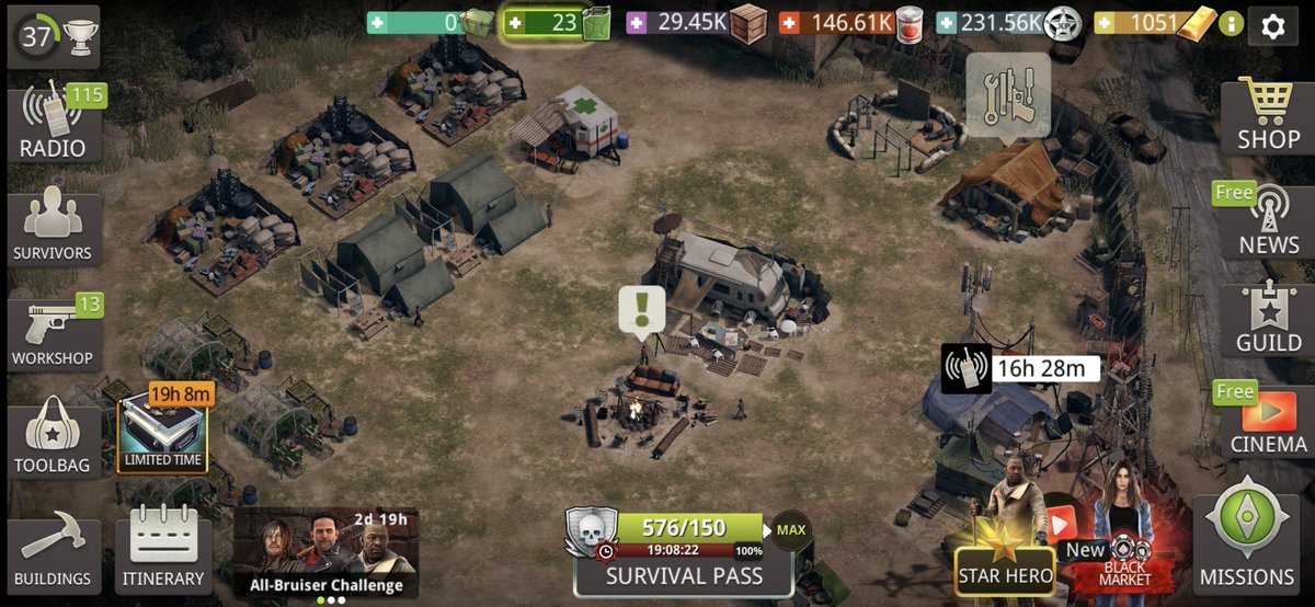 RuiOfTheDead's tweet photo. I've been addicted to this TWD mobile game for the last two months. https://t.co/odRVZU4jWi