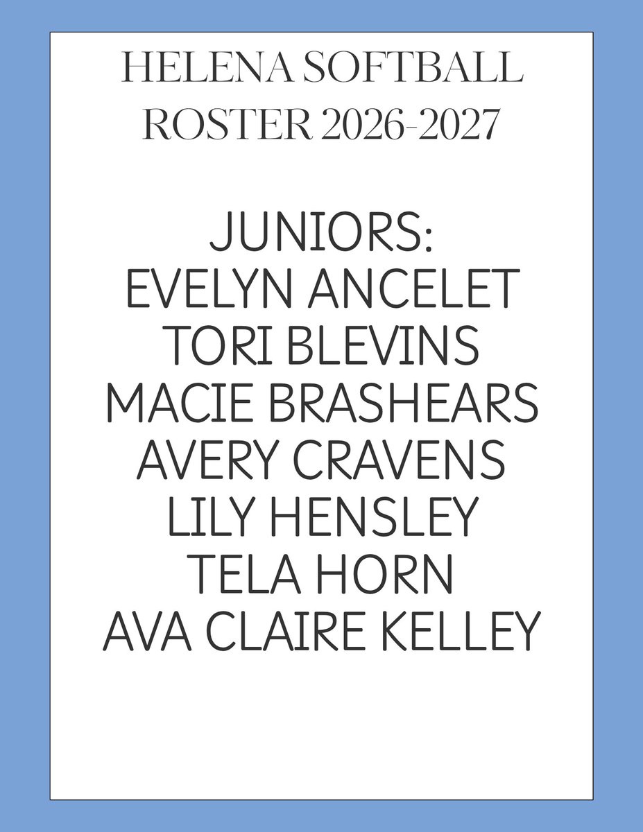 HuskyNation_SB's tweet photo. ‼️2026-2027 ROSTER‼️
So excited for another great season with this group of girls!! Can’t wait to see what we accomplish. Go Huskies!!
#wedemdogs #mush https://t.co/ZxwP2viD7z