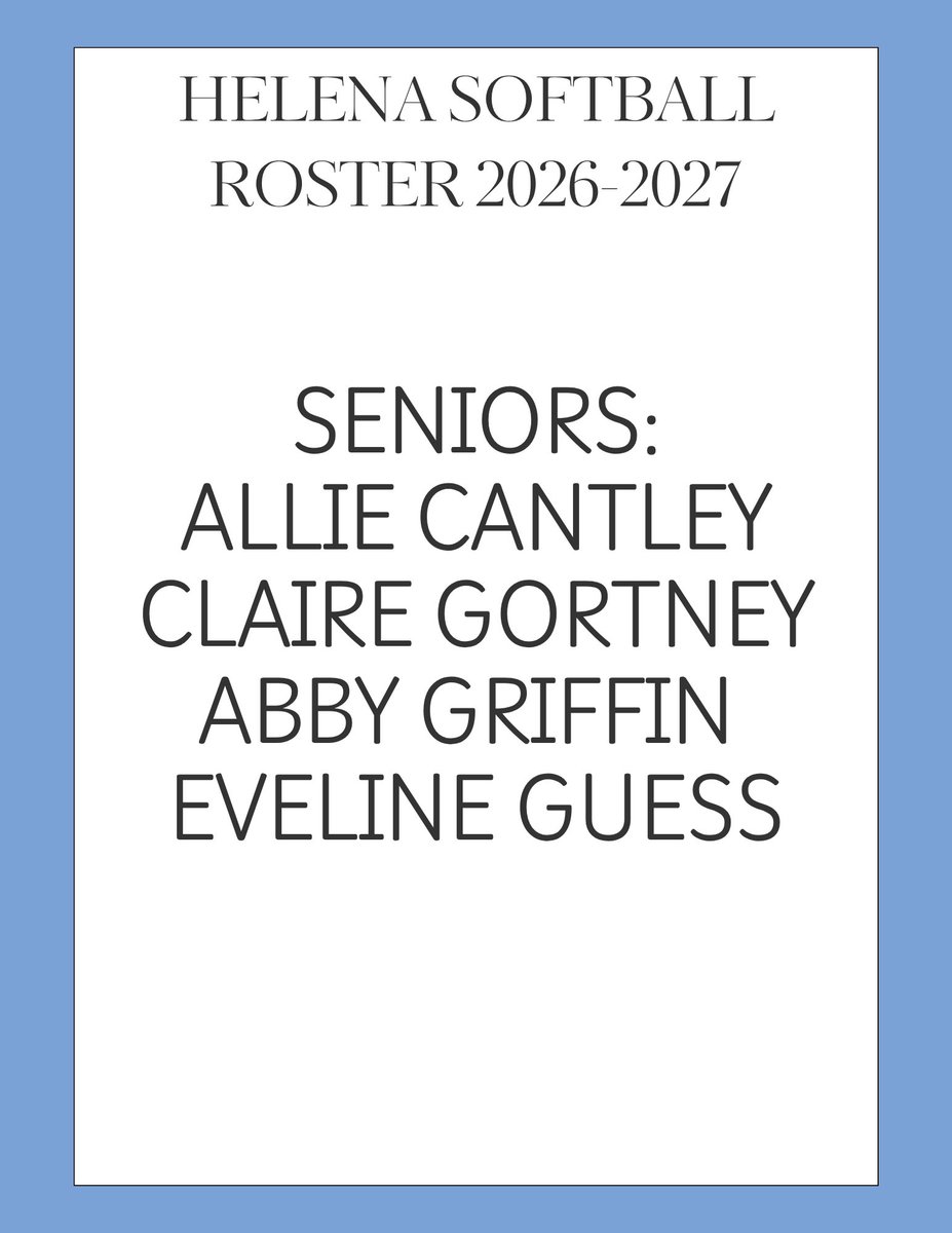 HuskyNation_SB's tweet photo. ‼️2026-2027 ROSTER‼️
So excited for another great season with this group of girls!! Can’t wait to see what we accomplish. Go Huskies!!
#wedemdogs #mush https://t.co/ZxwP2viD7z