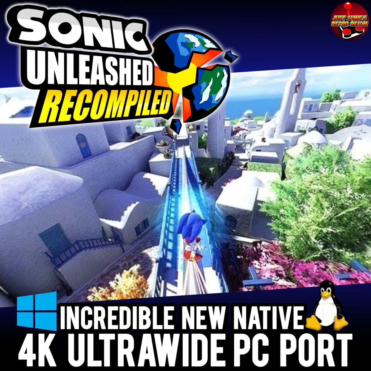 justjamie1983's tweet photo. This is an absolutely phenomenal PC port/recomp of the 2008 Xbox 360/PS3 game - Sonic Unleashed. Think of this as a complete remaster with superior and intricate visual details.
https://t.co/sR8e3SX1bp
#sonicunleashed #remasteredgames #fangame #justjamie https://t.co/Ows1xYgj08