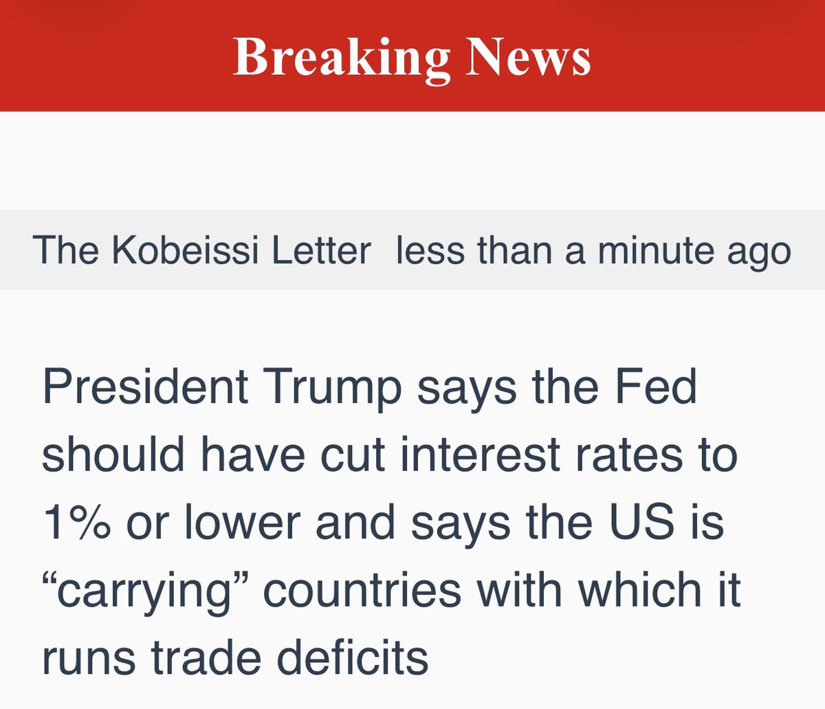 CarlosMaslaton's tweet photo. Trump quiere licuar la deuda, la pública y la privada, aunque no lo diga. Quiere que la tasa de interés de préstamo del banco central sea muy negativa frente a la inflación dejando intacto el bull market de activos reales de la economía. La Reserva Federal sigue con la vieja idea de combatir los efectos de la inflación, y la tendencia bullish del mercado de valores, subiendo la tasa de interés a la que presta dinero a pesar del fracaso absoluto histórico de esta política. Donald Trump enarbola una justa causa. Pero no encuentra banquero central alguno que le responda, aunque él mismo nombre al Presidente de la Fed. Sin embargo, lo que busca Trump es lo que sucederá efectivamente, en USA y en el mundo. Con o sin colaboración de la Reserva Federal. Estamos en la era de la inflación y la licuación. No estamos en la era de la deflación, de la recesión, del default y del crash.