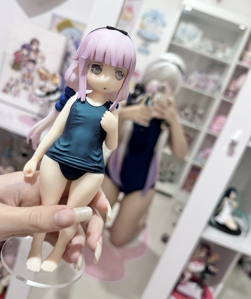 puppiechan's tweet photo. フィギュアのカンナちゃん vs. 現実のカンナちゃん https://t.co/Djt1hL0cT3