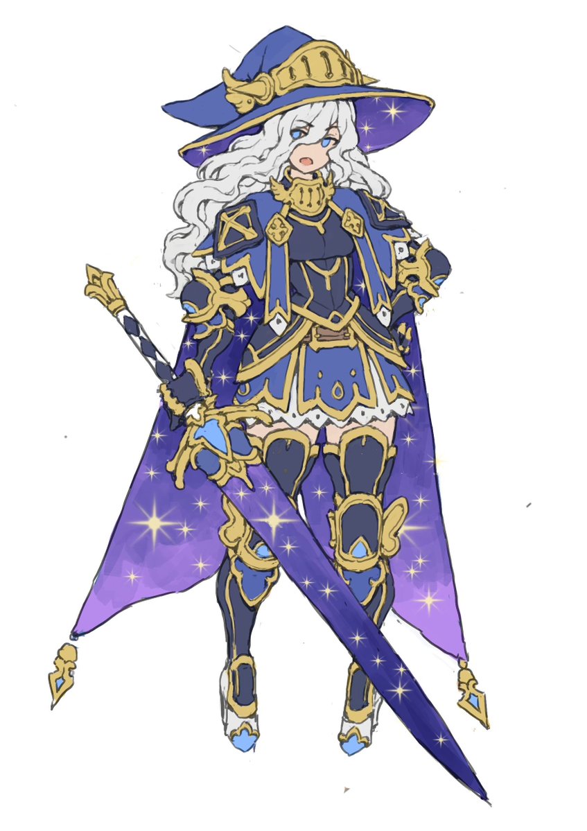 nrcgray's tweet photo. ✨Battle Witch Lineart ✨ https://t.co/j2FKDBNtgX