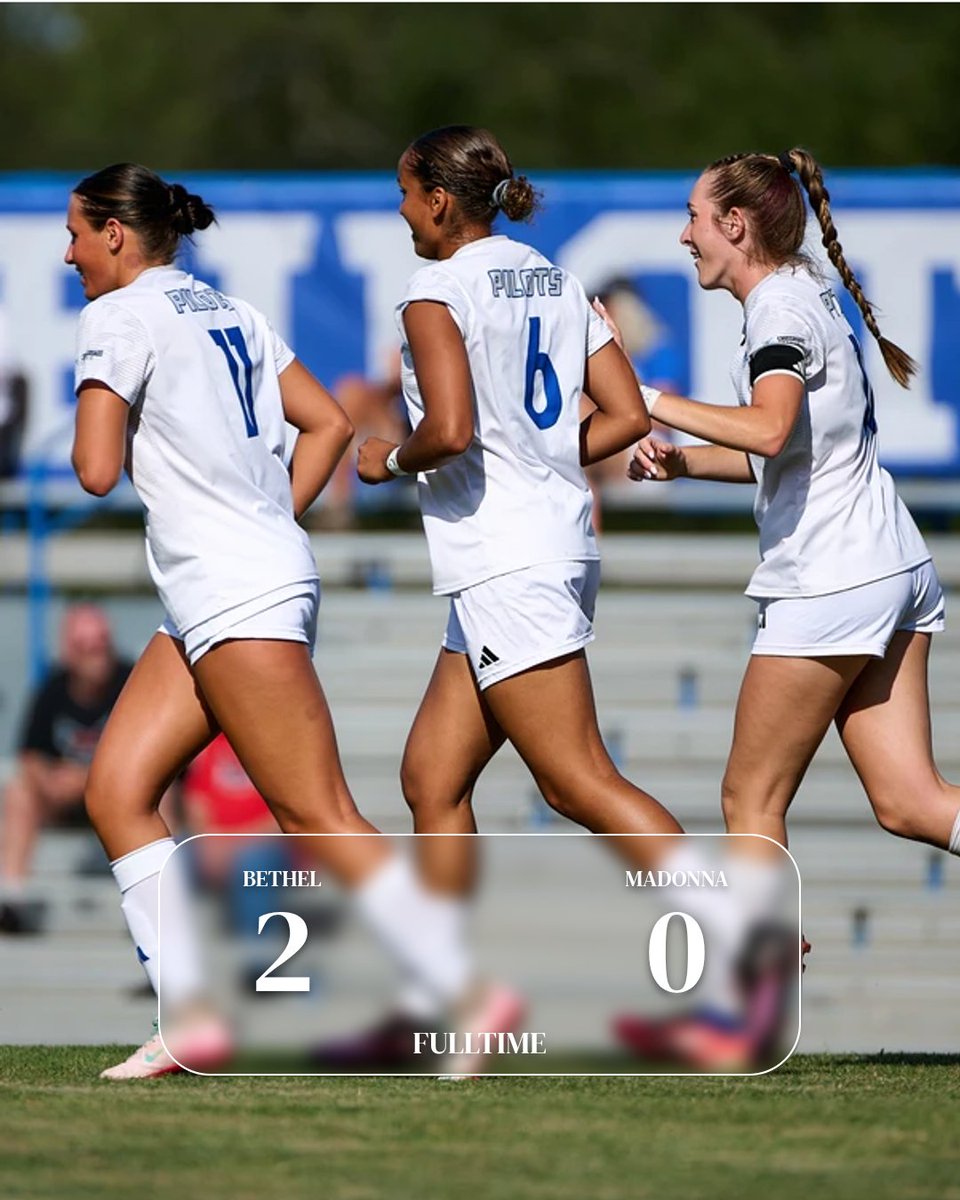 BUPilots's tweet photo. FINAL WHISTLE β½
@bupilotswsoc closes out non-conference play with a 2-0 win over Madonna! π₯
#GoPilots #WithChristAtTheHelm #TheRightWaytoplay https://t.co/yoq6qXsRPW