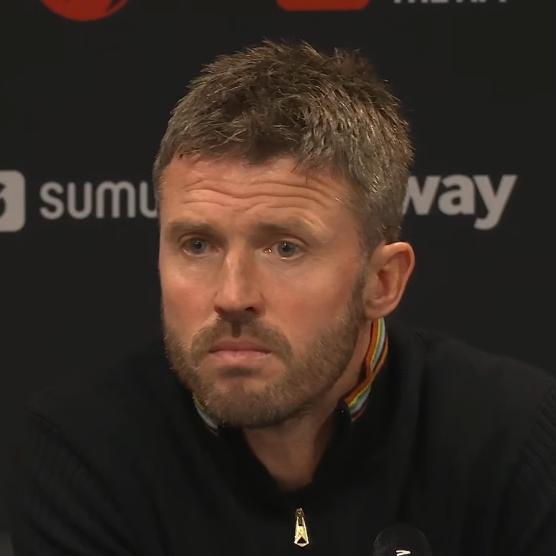 TouchlineX's tweet photo. 🚨 𝗡𝗘𝗪: Michael Carrick had TEARS in his eyes during his post-match press conference after being eliminated from the Carabao Cup by Brighton.

His voice was noticeably emotional, and at times he struggled to get his words out. https://t.co/OKzNbNbMl0