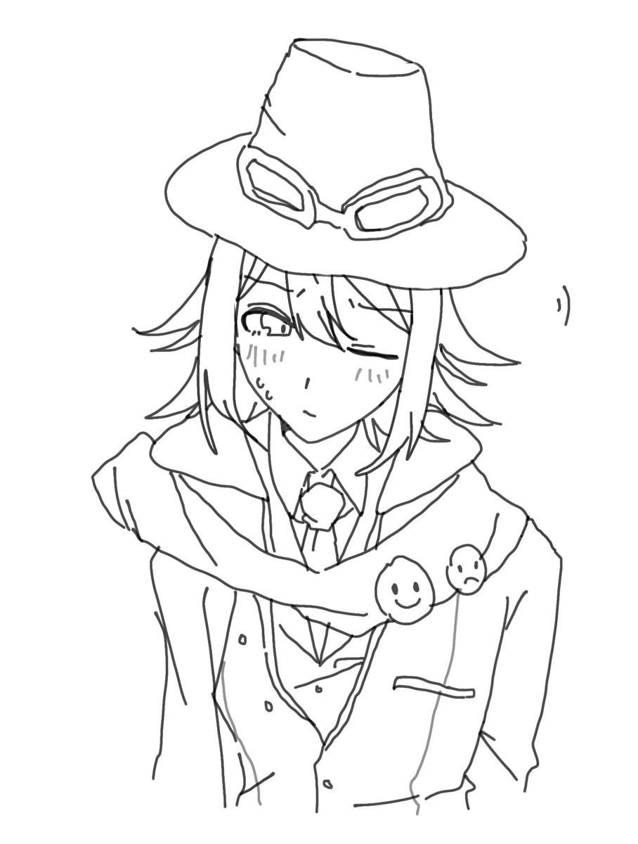 wz5ov's tweet photo. ポーズ迷って放置してる絵 https://t.co/hlIHe17JJh