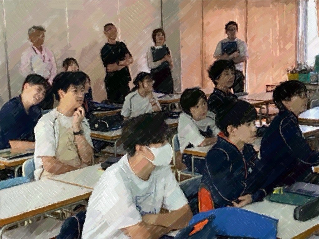 roppongi_jhs's tweet photo. 🎨9.16 校内研究授業【美術科】🎨
１年２組で校内研究授業を実施しました。
題材は、『デザインでサイン ～美しさ×分かりやすさ＝デザイン～』です。
複線型授業を取り入れ、生徒一人一人が自分に合った学び方を選択しながら学習活動を進めました。
主体的に学ぶ姿がたくさん見られた授業でした😊 https://t.co/eh96hGFrJA