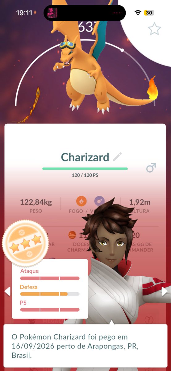 bubblezitos's tweet photo. @yukitoteamo Boa sorteee, eu peguei em raid e veio assim, os charmander n tive mt sorte kkkk https://t.co/lY0OnSkz6f