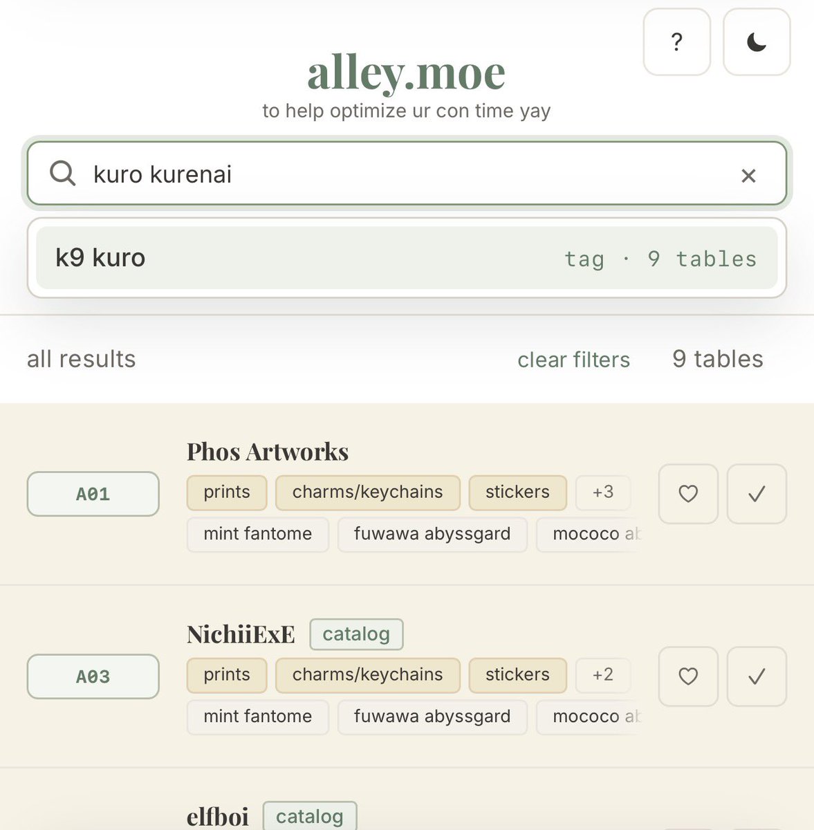 alleydotmoe's tweet photo. Going to VeXpo this weekend? Check out our site to help plan and navigate this weekend! 🙏

- interactive map with tags, products, and catalogs
- searching aliases now redirects to main tag
- stamp rally support
- offline support + export

https://t.co/Mpga2VtYpg

#vexpo2026 https://t.co/EouMFmMjUz