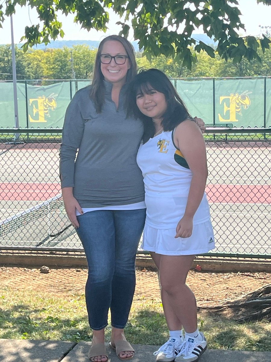 EHS_Hornets's tweet photo. These seniors were so thoughtful and shared such wonderful memories and reasons for choosing their mentors. Today’s tennis senior mentor recognition was one of the best! ￼ https://t.co/gjJ9NR4lZP