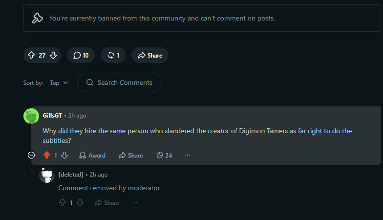 away_throw94959's tweet photo. @YTPepsiMan666 @WithTheWill Ask Marc why he's banning people that mention this from the subreddits that he runs. https://t.co/sO8Cg4SqAs