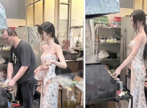 0xGky's tweet photo. 你猜，她是老板娘，还是老板的女儿？ https://t.co/cI1ZLzYj8K
