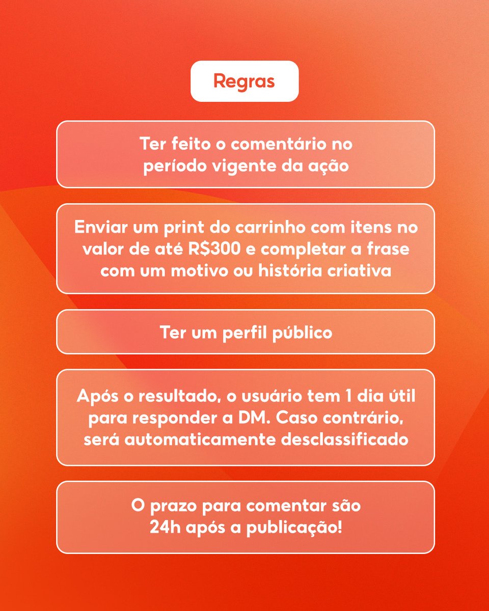 shopee_br's tweet photo. divos, amei o esquenta do carrinho de vcs 🧡então a mami já trouxe a sorte oficial: hoje quem sabe seu carrinho de até R$300 sai de graça! 👀 pra participar: dá RT aqui, posta o print do seu carrinho e me convence do porquê vc merece. #ShoPatrocinaMeuCarrinho 💸 https://t.co/nhHWvBArzo