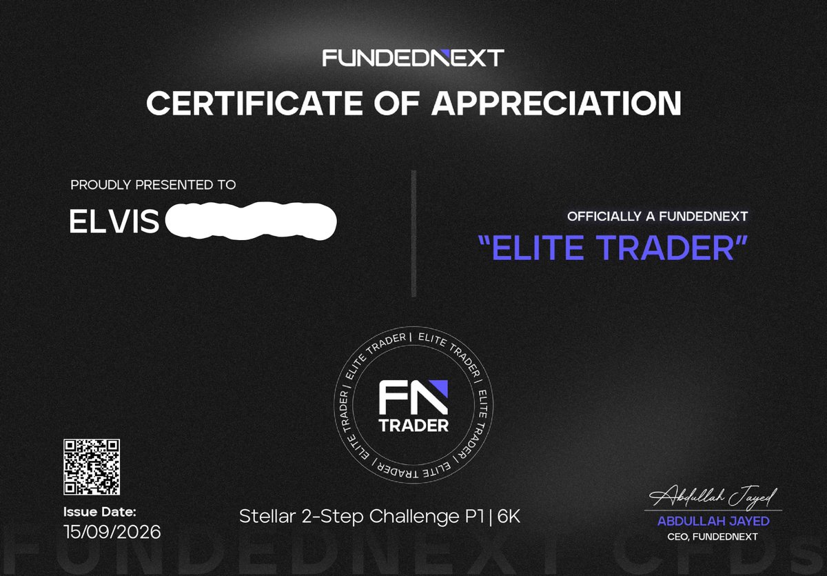 Jomama_45's tweet photo. For journaling purposes and a little fun, I decided to challenge myself to a one-year trading journey starting with 2x $6K two-step challenge accounts and documenting the journey.I’m excited to see what I can achieve.
 @FundedNext https://t.co/IPvh5gIBJs