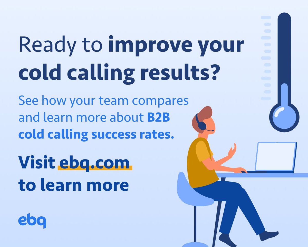 EBQuickstart's tweet photo. Several factors influence whether your SDRs connect with the right prospects and convert them into meetings. A strong cold-calling strategy starts with the right data, audience, messaging, and skills.

Read more: https://t.co/9xIRZgsnfA

#ColdCalling #SalesDevelopment #B2BSales https://t.co/QeYOKpnLbb