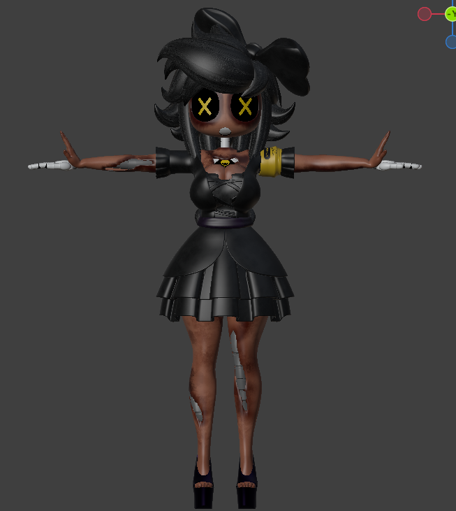 CoolBeanoIsHere's tweet photo. shes almost finished, now I have to go back to working on  another blender comm https://t.co/SkMVSaAwFP