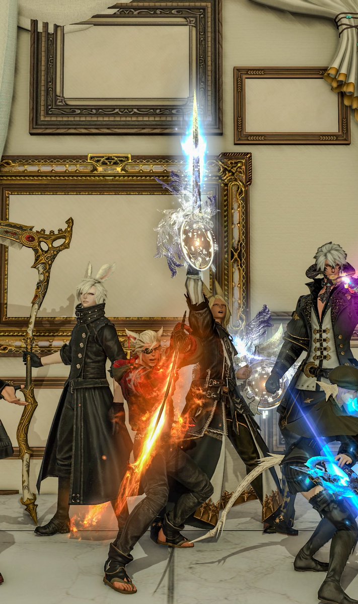 f1f41s0La's tweet photo. みんなポーズ決まってるなぁ!
#MASHIROOM_ST #FF14 #FF14SS #LSFC14 https://t.co/jj6GshxR1y