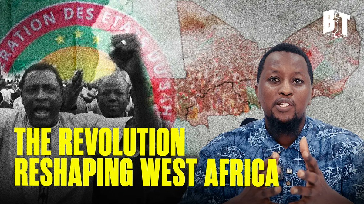 BTnewsroom's tweet photo. Three years ago, Burkina Faso, Mali, and Niger broke with the old regional order to form the Alliance of Sahel States.

US media calls their gov'ts “military juntas.” But on the ground, a much bigger political transformation is underway.

BT explains: https://t.co/pJDaJRkmJL https://t.co/4DcBvV1I0K
