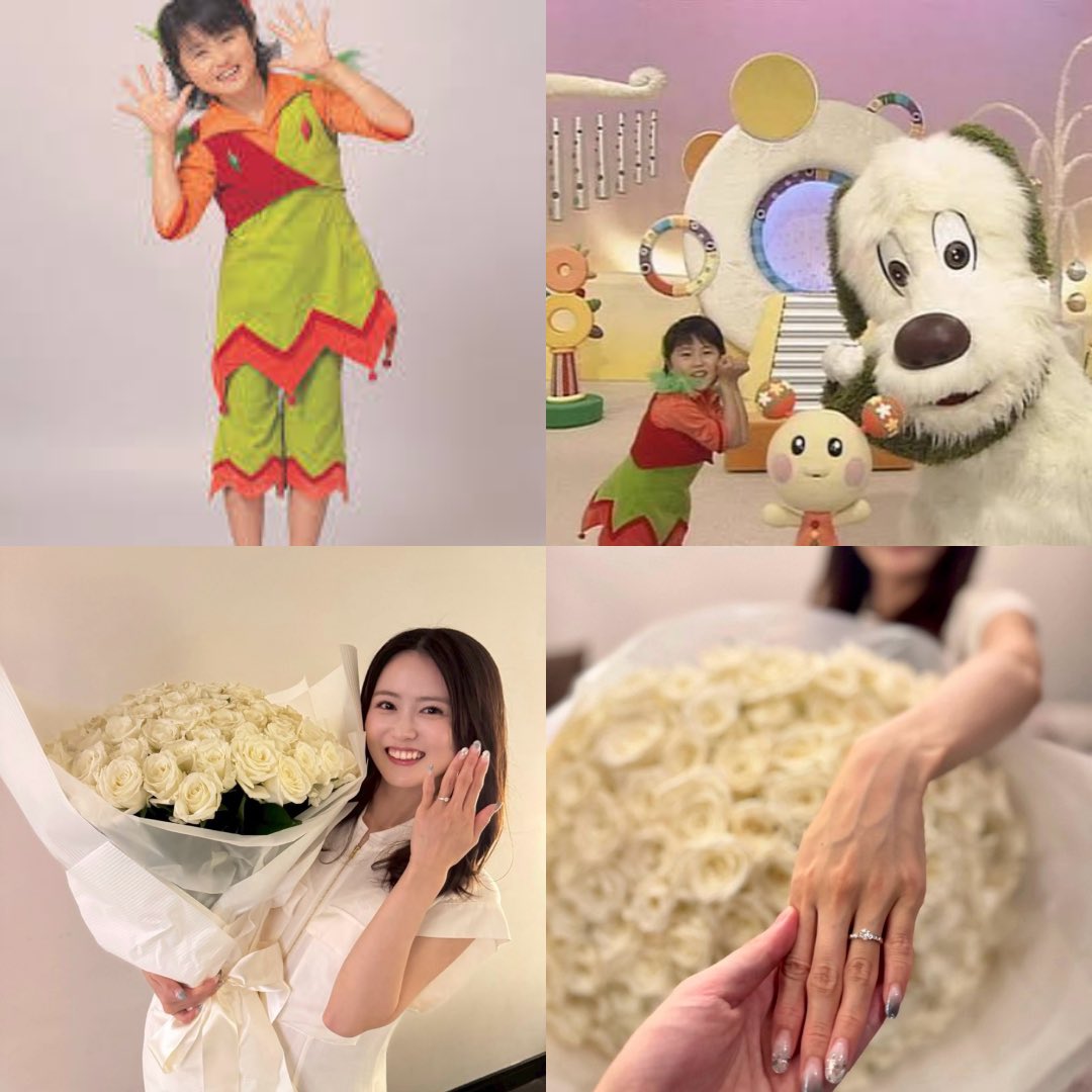 no55555t's tweet photo. 『いないいないばぁっ！』3代目おねえさん・原風佳さん（30）が婚約を発表

当時ワンワンに「ふうか、お嫁さんになりたいの〜」と話していた“ふうか”が、ついに本当にお嫁さんへ

本人も
「大好きな人が見つかって、素敵なプロポーズをしてもらって、今、とっても幸せだよ」と

あの頃のふうかに教えてあげたい
夢、ちゃんと叶ったよ