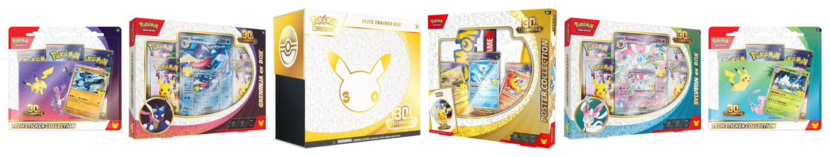 PokemonDealsTCG's tweet photo. We'll post when 30th Celebration orders are confirmed on 9/17! Any new Pokemon TCG Drawings at Walmart will appear at the same link:

➡️https://t.co/DkgSpjTT1s

If you end up getting selected for the ETBs, Tech Stickers, Posters, and/or EX Boxes, the charges will go through automatically in the quantities selected with your entry. Let us know if you score!

If you see a charge to your payment method from Walmart on 9/17, check your Walmart Account Order History or your email to confirm which drawing(s) you were selected for.

Typically there will be a large wave of orders processed at once, so we'll post an update as an indicator to check your account order history / email.

We will alert for new Walmart drawings and restocks when confirmed! Best of luck everyone🔥

#Pokemon #AD