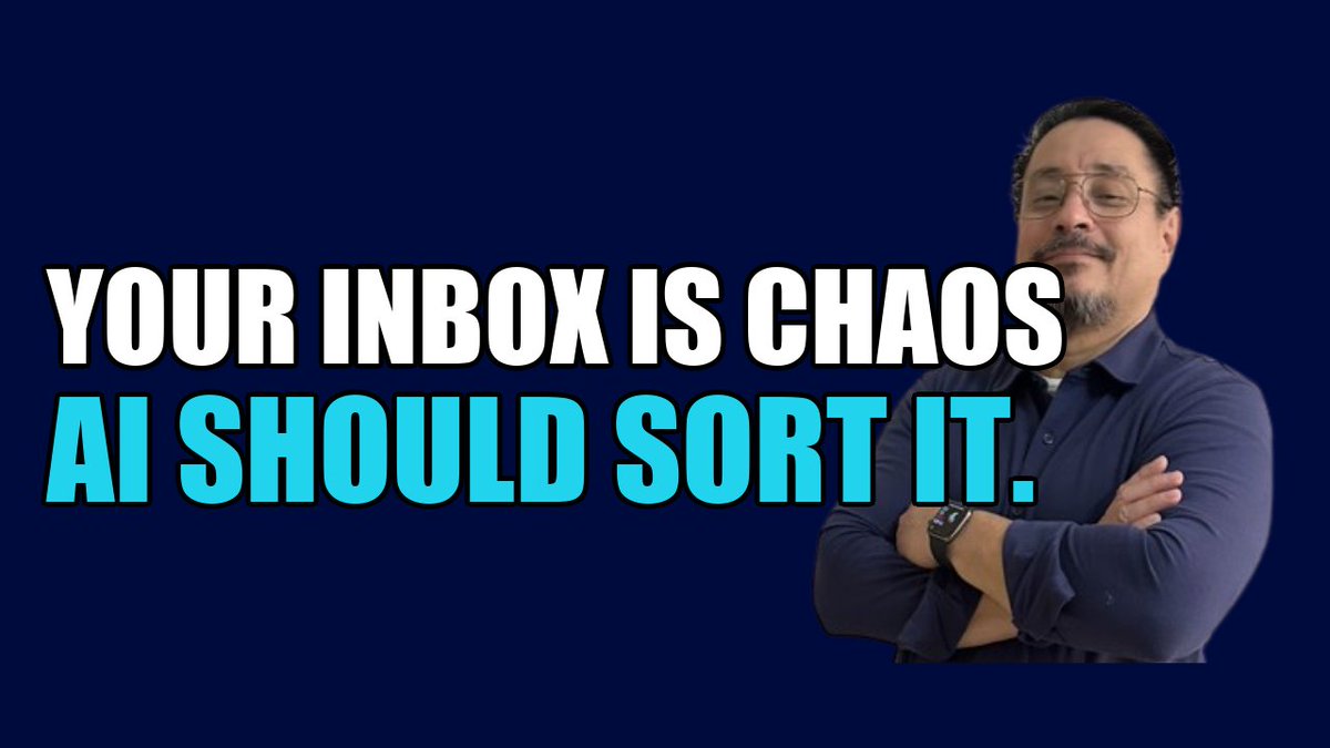 Peterpanusa's tweet photo. Your inbox is chaos. AI should sort it.

Every week.

→ "Where's that contract?" Slack #3, email #47, and the drive you forgot.
→ You reply to client A. Now client B's missing your reply.
→ Every email is an open loop that never closes.

The piece most owners miss is that this isn't a people problem — it's a workflow problem.

Agentic AI doesn't replace your team. It takes the four-second task and runs it at 2am while your people do the four-hour thinking that actually grows the business.

What's already shipping right now as the actual tool — not the demo:

→ AI agents that sort your inbox before coffee
→ AI agents that draft replies in your voice
→ AI agents that flag the urgent, bury the rest
→ AI agents that loop in a human only when it matters

The bridge isn't complicated — just unglamorous:

→ Pick ONE workflow your team hates
→ Find the AI agent that owns it
→ Let it run for 30 days
→ Measure the hours back

What's the email you keep meaning to clean up?

Need a hand implementing AI in your business? DM me.