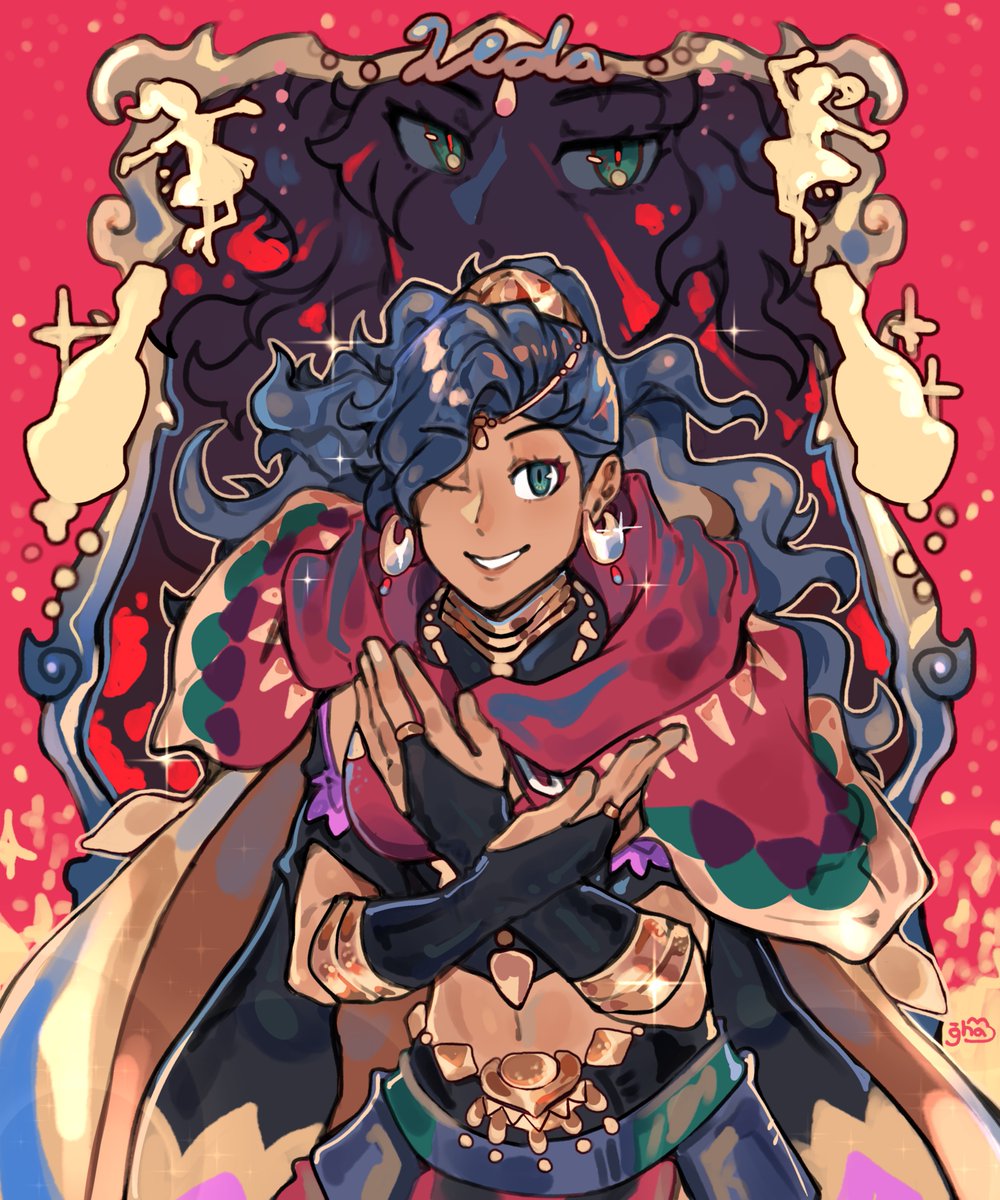 graysheartart's tweet photo. Leda from fire emblem fortune’s weave https://t.co/tVpe6Mir8g
