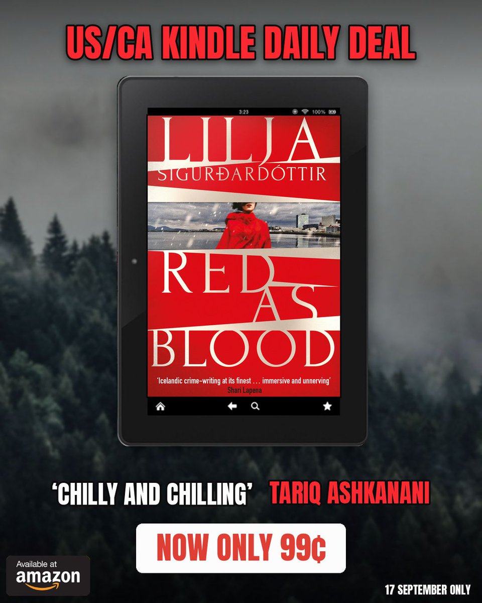 OrendaBooks's tweet photo. 🇨🇦🇺🇸DAILY DEAL ALERT!!!🇺🇸🇨🇦
TODAY ONLY IN THE USA/CANADA get #RedAsBlood, BOOK 2 in the ADDICTIVE #AnÁróraInvestigation series by the BRILLIANT @liljawriter (t. by @graskeggur) for just $0.99 TODAY ONLY ON @amazonkindle USA!😱
🔗https://t.co/5boR7zecsA
#TeamOrenda @bethsy https://t.co/HDZgQy4gqo