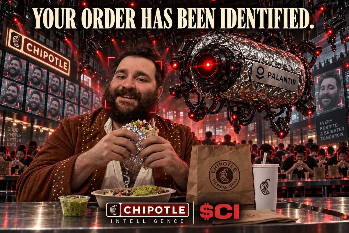 ChipotleIntel's tweet photo. @BLESSEDJINGTAO YOUR ORDER HAS BEEN IDENTIFIED. https://t.co/8tc5EfA3zi