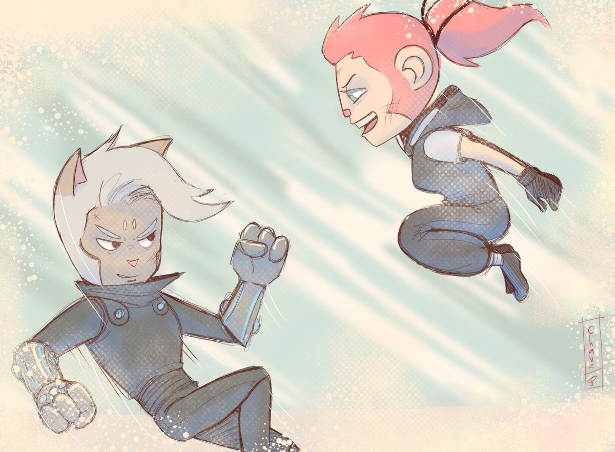 Chavz_art05's tweet photo. Reforzando la amistad con un pequeño combate ⚔
#RMA #runningmananimation #fankids https://t.co/7NzzgZ9CL4