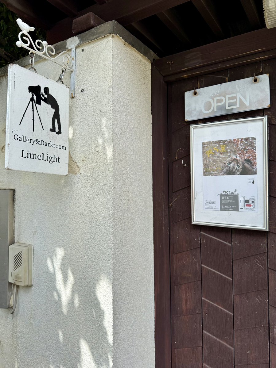 masa_0409's tweet photo. 2026.9.13(日)
大阪帝塚山のギャラリー・Lime Light ＠arbusthecat へ

小栗一紅写真展『美ち草-みちくさ』
9/13(日)〜9/19(土)12:00〜19:00
※16(水)休・最終19(土)は18:00まで

1枚1枚に物語を想像したくなる面白さがあって、思わず登場人物(人以外含む)にアテレコしたくなるほど見ていて楽しい♪ https://t.co/vRRBXiDR2G