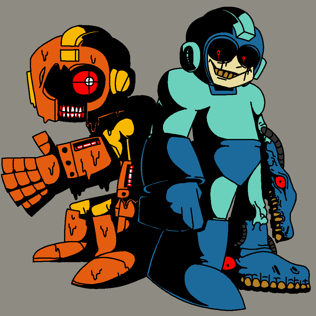 BoltWorx's tweet photo. Mega-X(2011X but Megaman, also fan coloring)
&
Yellvil/MM.Yellow_Edition(2011X mega Mix)
#MegaManEXE #EXE https://t.co/71SdxaP3NR